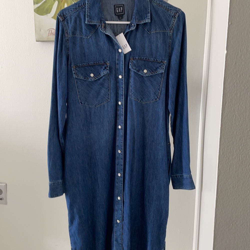 Demin Long Sleeve Dress🦋